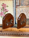 Vintage Handpainted Duck Motif Bookends