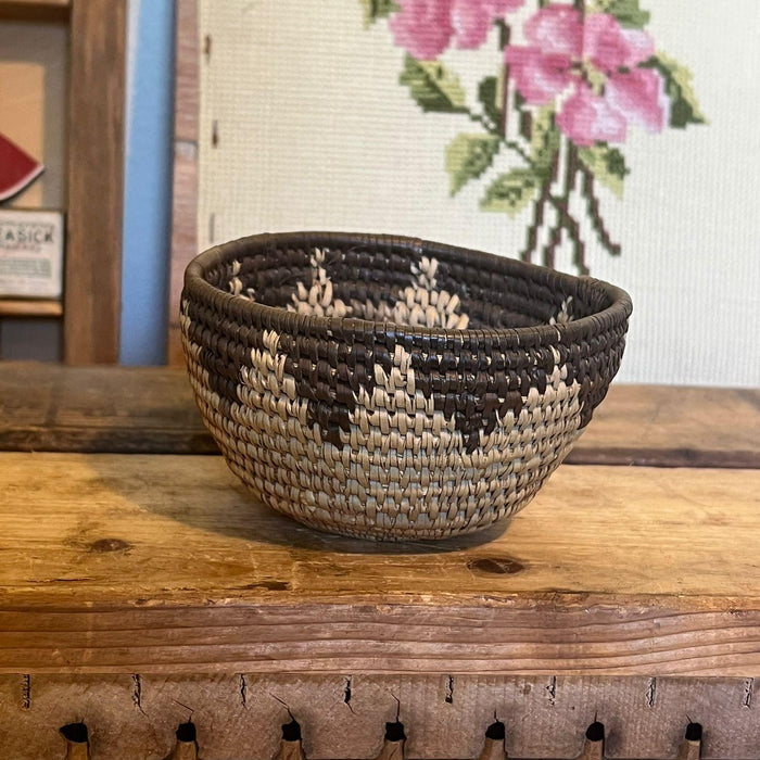 Vintage Handwoven basket.( Available by Online Purchase Only)