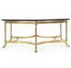 Vintage Hollywood Regency Labarge Brass and Glass Coffee Table (Available for Online Purchase Only)