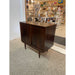 Vintage Imported Mid Century Danish Modern Rosewood Toned Cabinet.