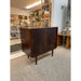 Vintage Imported Mid Century Danish Modern Rosewood Toned Cabinet.