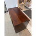 Vintage Imported Mid Century Danish Modern Rosewood Toned Cabinet.