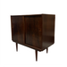 Vintage Imported Mid Century Danish Modern Rosewood Toned Cabinet.