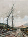 Vintage Impressionist Landscape Likely OilPainting with Ornate Frame
