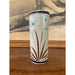 Vintage Ken Edwards Style Vase With Yellow Floral and Bird Motif