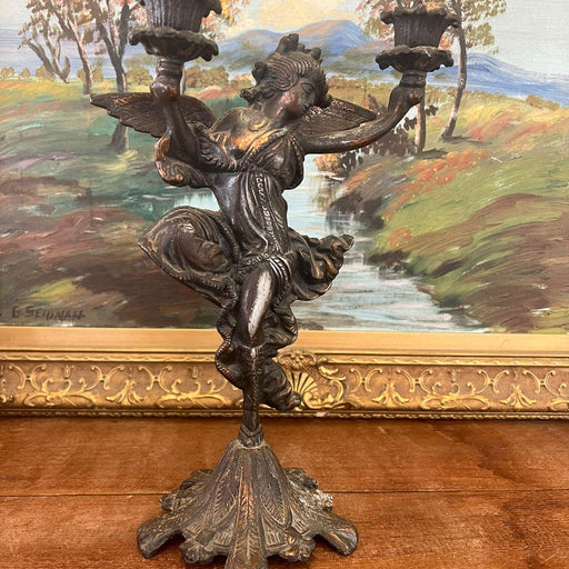 Vintage Lady Dancing decorative Candle holder Art Nouveau Style.