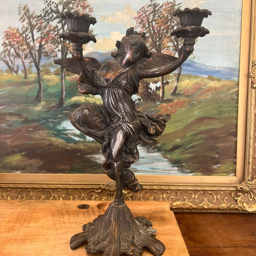 Vintage Lady Dancing decorative Candle holder Art Nouveau Style.