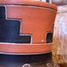 Vintage Leopoldo de Mexico Aztec Mayan Red Clay pottery folk art Vase ( Available by Online Purchase Only)