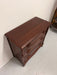 Vintage Mahogany Wood Dresser 3-Dovetailed Drawers with Solid Wood Ornate Pine Cone Handle Design