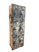 Vintage Metal Locker Cabinet 6 Lockers Fixed Shelves Latching Door on Casters (Available by online purchase only)