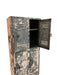 Vintage Metal Locker Cabinet 6 Lockers Fixed Shelves Latching Door on Casters (Available by online purchase only)