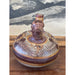 Vintage Mexican Tonala Floral Duck Shaped Pitcher and Cup