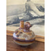 Vintage Mexican Tonala Floral Duck Shaped Pitcher and Cup