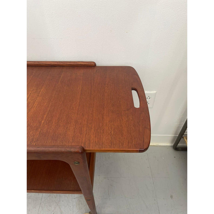 Vintage Mid Century Danish Modern Bar Cart Yngve Ekstrom Style.