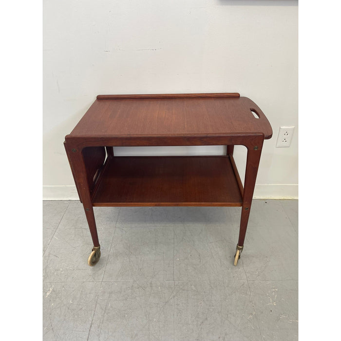 Vintage Mid Century Danish Modern Bar Cart Yngve Ekstrom Style.