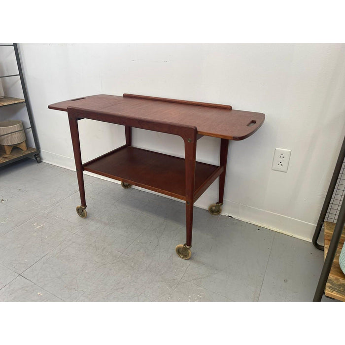 Vintage Mid Century Danish Modern Bar Cart Yngve Ekstrom Style.