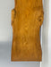 Vintage Mid-Century Live Edge Wood Bench with Tapered Legs