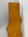Vintage Mid-Century Live Edge Wood Bench with Tapered Legs