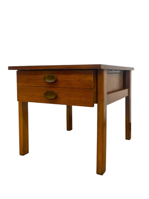 Vintage Mid Century Modern 1 Drawer End Table by Lane Furniture