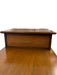 Vintage Mid-Century Modern 1-Drawer Walnut End Table by Lane with Wood Inlay and Tapered Legs