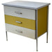 Vintage Mid Century Modern 3 Drawer Dresser Steel Framed George Nelson in Style of (Available for Online Purchase Only)