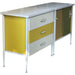 Vintage Mid Century Modern 3 Drawer Dresser Steel Framed George Nelson in Style of (Available for Online Purchase Only)