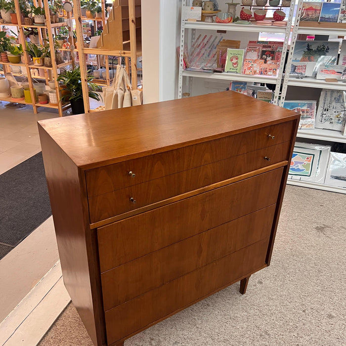 Vintage Mid Century Modern 4 Drawer Dresser Dovetailed Drawers