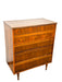 Vintage Mid Century Modern 4 Drawer Dresser Dovetailed Drawers