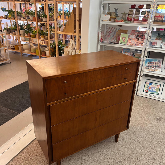 Vintage Mid Century Modern 4 Drawer Dresser Dovetailed Drawers