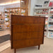 Vintage Mid Century Modern 4 Drawer Dresser Dovetailed Drawers