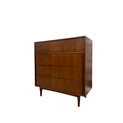 Vintage Mid Century Modern 4 Drawer Dresser Dovetailed Drawers