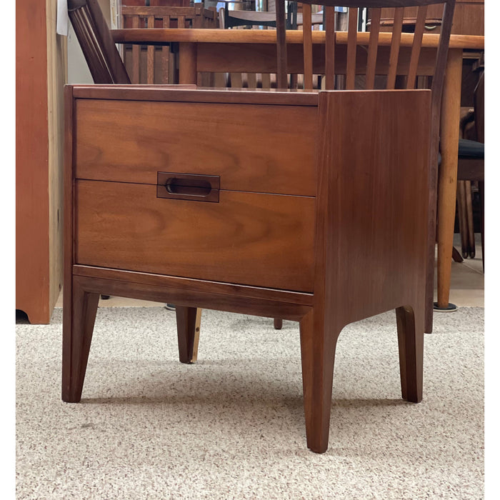 Vintage Mid Century Modern Accent Tables Dovetail Drawers