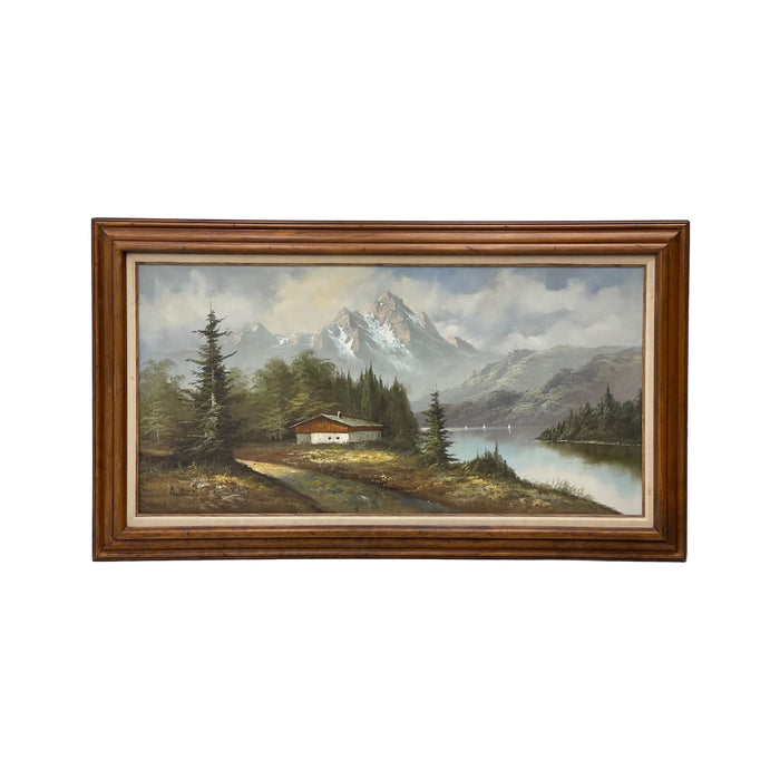 Vintage Mid Century Modern Art painting