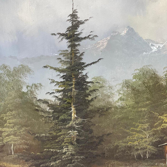 Vintage Mid Century Modern Art painting