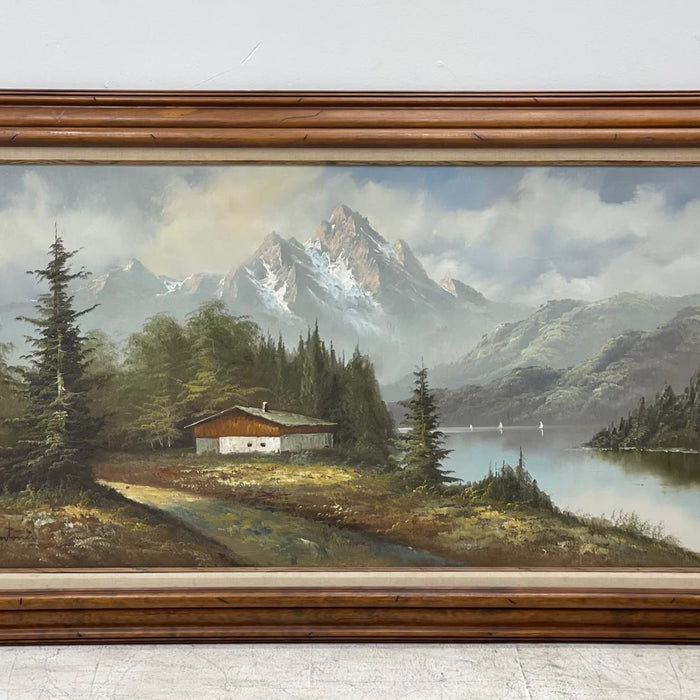 Vintage Mid Century Modern Art painting