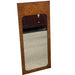 Vintage Mid Century Modern Burl Wood Wall Mirror by Milo Baughman for Lane, 1970s