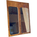 Vintage Mid Century Modern Burl wood Mirror by Lane Set of 2