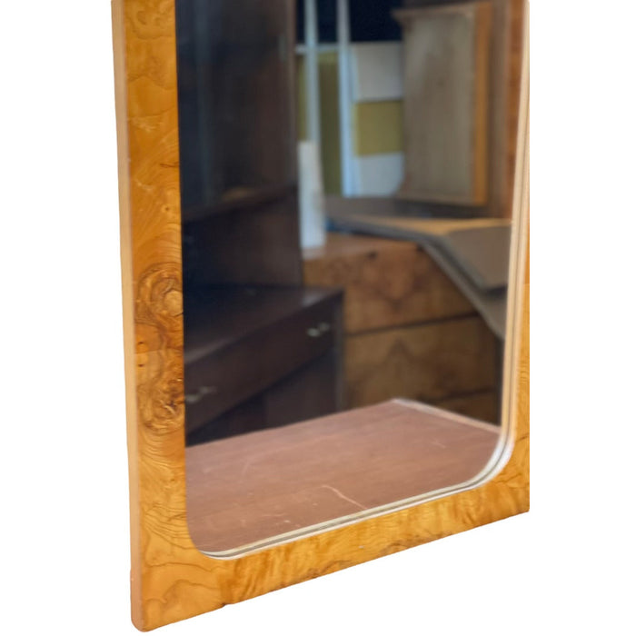 Vintage Mid Century Modern Burl wood Mirror by Lane Set of 2