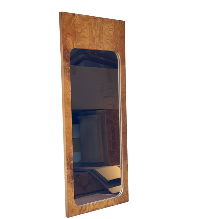 Vintage Mid Century Modern Burl wood Mirror by Lane Set of 2