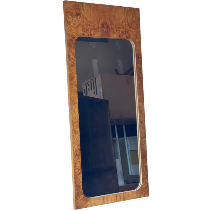Vintage Mid Century Modern Burl wood Mirror by Lane Set of 2