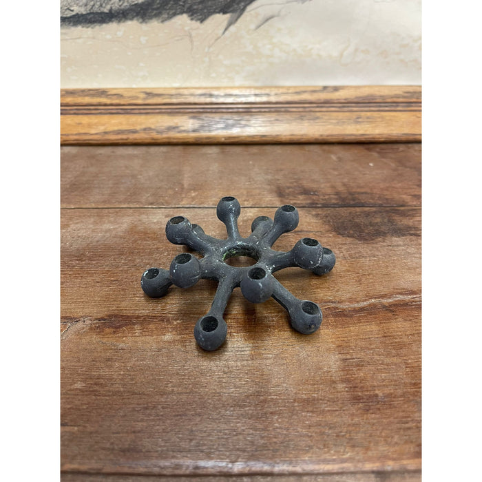 Vintage Mid Century Modern Danish Brutalist Candle Holder by Dansk Jens Quistgaard