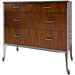 Vintage Mid Century Modern Dresser By Raymond Loewy For Hill Rom Walnut With Casters (Available for Online Purchase Only)