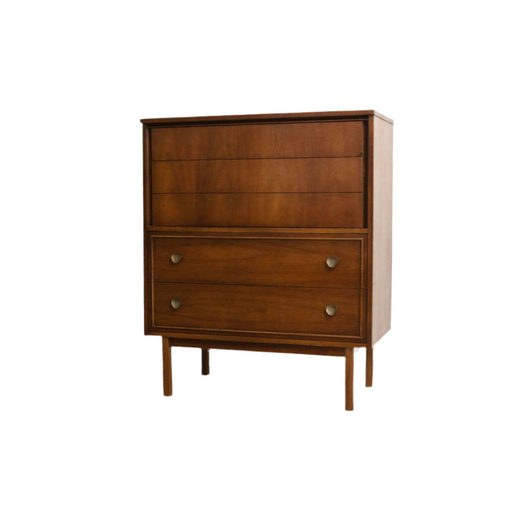 Vintage Mid Century Modern Dresser Cabinet Storage Drawers