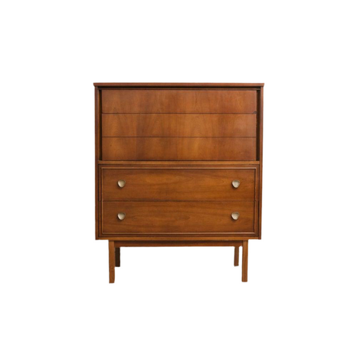 Vintage Mid Century Modern Dresser Cabinet Storage Drawers