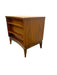 Vintage Mid Century Modern Dresser and Side Table Set Dovetailed Drawers