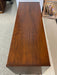 Vintage Mid Century Modern Drexel Style Walnut Toned Lowboy Credenza.