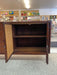 Vintage Mid Century Modern Drexel Style Walnut Toned Lowboy Credenza.