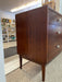 Vintage Mid Century Modern Drexel Style Walnut Toned Lowboy Credenza.