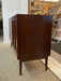 Vintage Mid Century Modern Drexel Style Walnut Toned Lowboy Credenza.