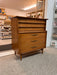 Vintage Mid Century Modern Five Drawer Solid Walnut Dresser by Kent Coffey Foreteller Line